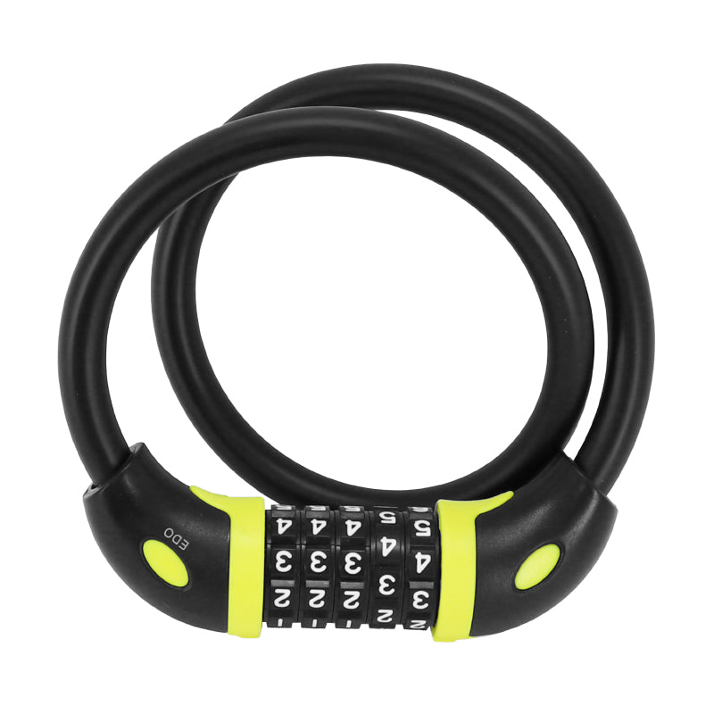Antivol câble à combinaison Auvray Ø 12 mm 65 cm noir mat