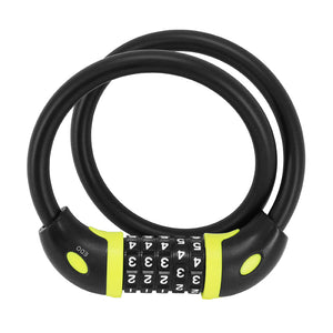Antivol câble à combinaison Auvray Ø 12 mm 65 cm noir mat