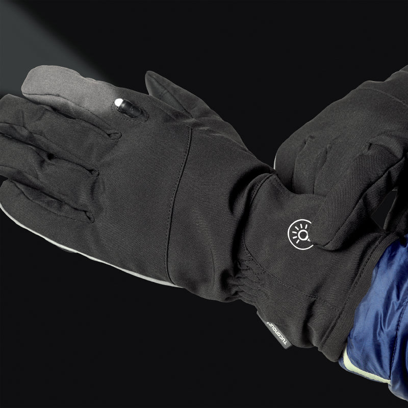 Gants longs city Tucano Lux noirs taille M avec LED USB (paire) – vue 7