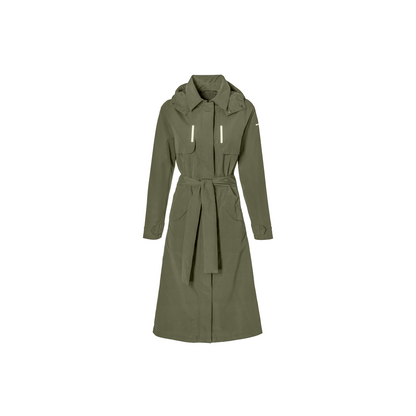 Veste imperméable trench-coat Mosse femme BASIL – S / Vert olive