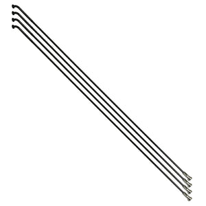 Rayon Sapim renforcé inox noir 2,0-2,3 mm tête coudée – Avec écrou Par 4 282 mm