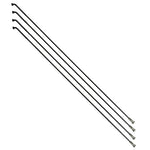 Rayon Sapim renforcé inox noir 2,0-2,3 mm tête coudée – Avec écrou Par 4 268 mm