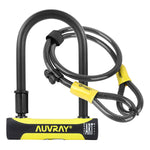 Antivol U Auvray U Roc 180 x 245 mm Ø 16 mm avec support et câble 1 m