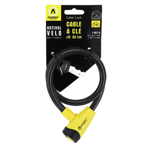 Antivol câble à clé Auvray Ø 12 mm 65 cm