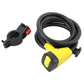 Antivol spirale à clé Auvray Ø 10 mm 1,50 m noir mat avec support – vue 4