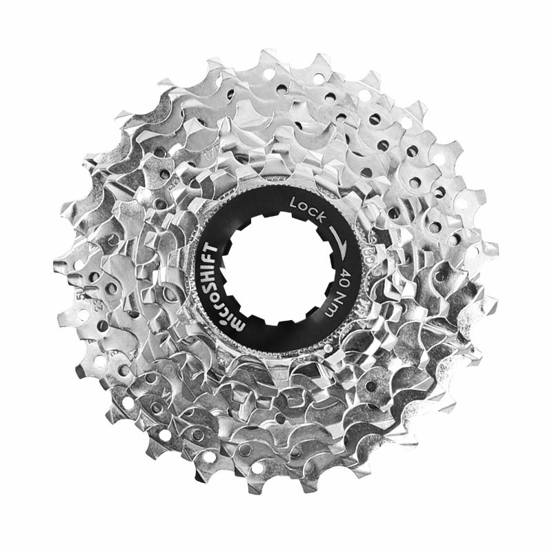 Cassette route 10 vitesses Microshift argent – 11-25