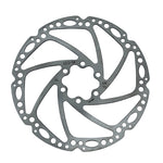 Disque de frein VTT 6 trous Brakco 160 mm argent