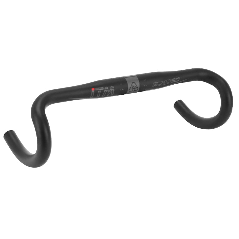 Cintre route ITM Alcor alu noir mat 31,8 mm 40 cm déco blanche