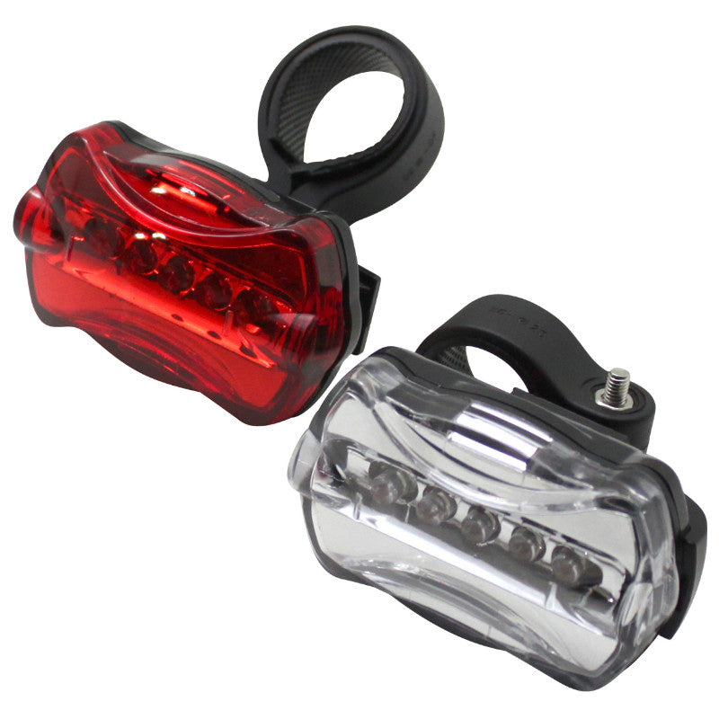 Kit éclairage vélo à piles P2R LED avant et arrière