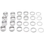Kit d'entretoises de direction alu 1"1/8 – Argent