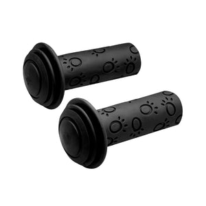 Poignées enfant Herrmans noires avec protection Ø 20 mm (paire) – 85 mm