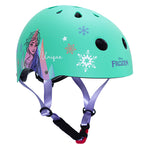 Casque vélo enfant La Reine des Neiges V3 vert d'eau 52-56