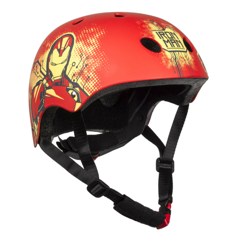 Casque vélo enfant Iron Man V3 rouge 54-58