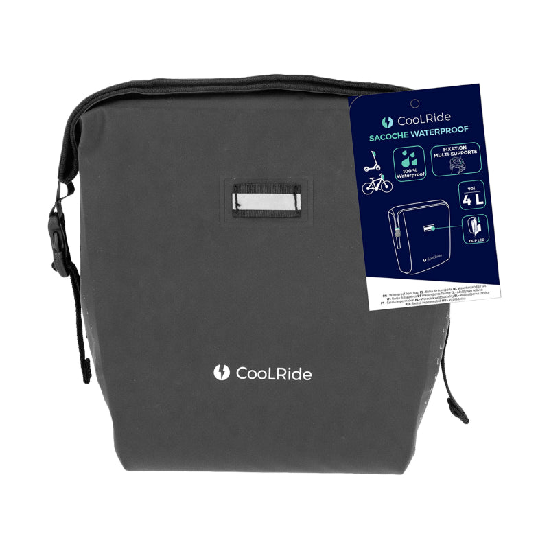 Sacoche de cintre Coolride étanche noire 4 L – vue 7