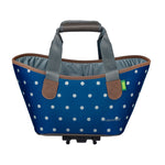 Panier-sac Racktime Agnetha – Bleu à pois