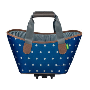 Panier-sac Racktime Agnetha – Bleu à pois