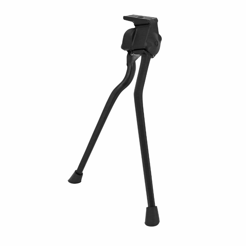 Béquille centrale double Pletscher Twin noire pieds rabattables