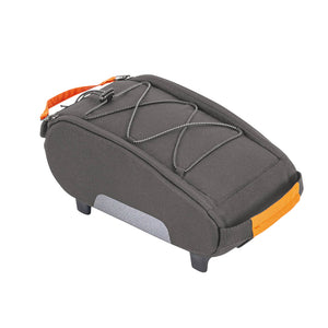 Sacoche arrière Racktime Yoshi 2.0 grise fixation porte-bagages