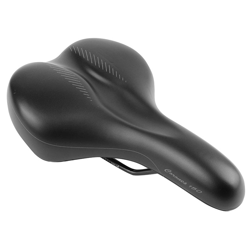 Selle city Newton Fluidynamic Confort 50 homme noire 282 x 180 mm – vue 2