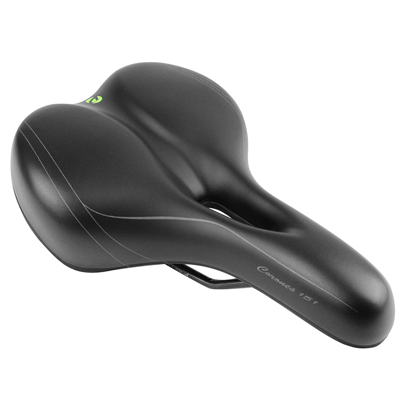Selle city Newton Fluidynamic Confort 51 homme noire 272 x 192 mm – vue 2