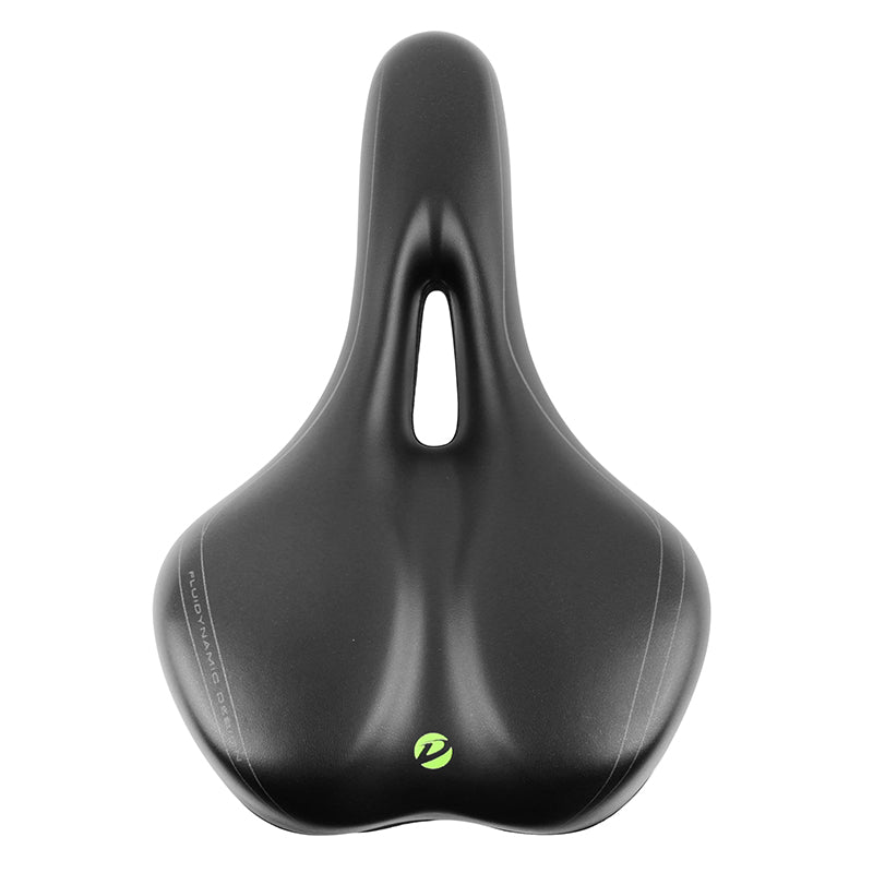 Selle city Newton Fluidynamic Confort 51 homme noire 272 x 192 mm – vue 3