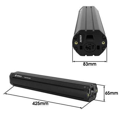 Batterie Bosch sur cadre 625WH (PowerTube 625 horizontal L411,8 mm) BBP290 BDU2XX - BDU3XX - BDU4XX