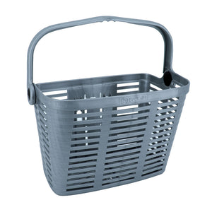 Panier avant plastique Bellelli gris pour VAE fixation clips 90 mm