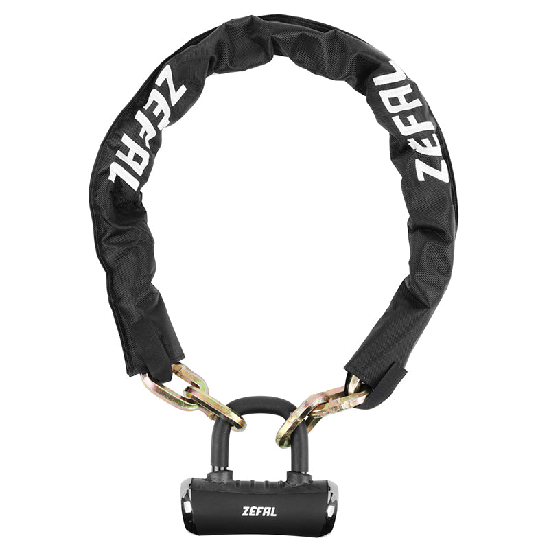 Antivol chaîne avec U à clé Zefal K-Traz M18 Ø 10 mm 1,10 m