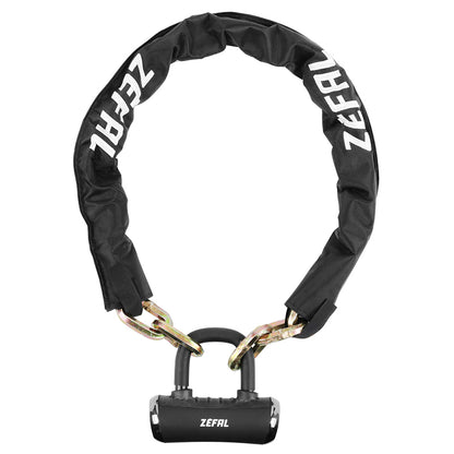 Antivol chaîne avec U à clé Zefal K-Traz M18 Ø 10 mm 1,10 m