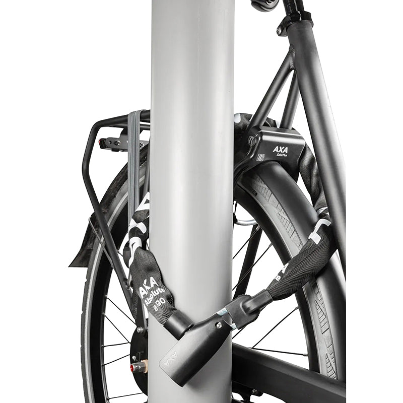 Antivol chaîne à clé AXA Absolute Ø 8 mm 1,10 m noir pour VAE – vue 2