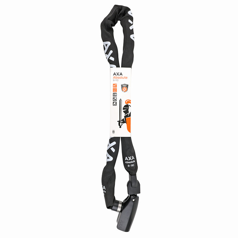 Antivol chaîne à clé AXA Absolute Ø 8 mm 1,10 m noir pour VAE – vue 3