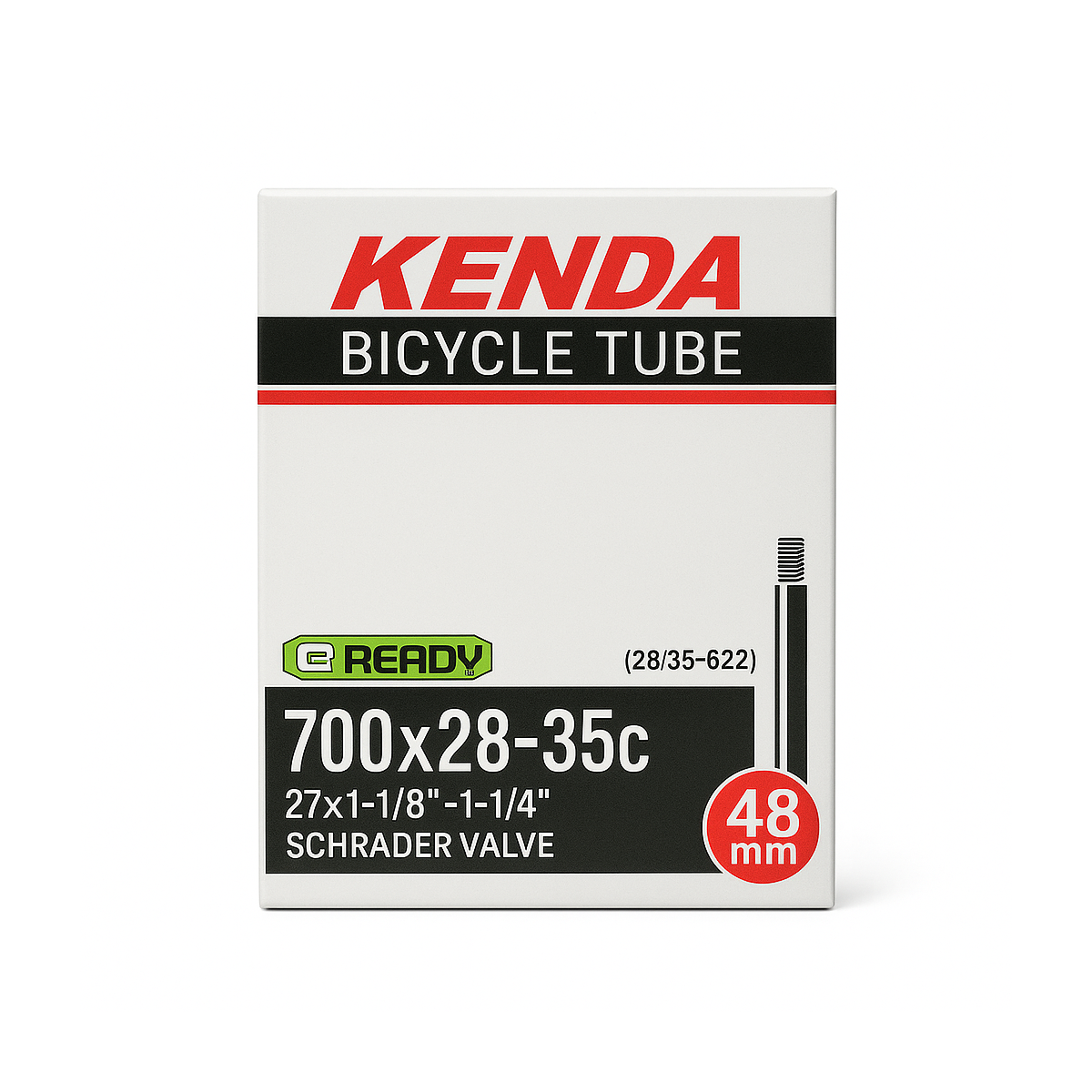 Chambre à air 700 KENDA – 700 x 28-35 / Presta 48 mm