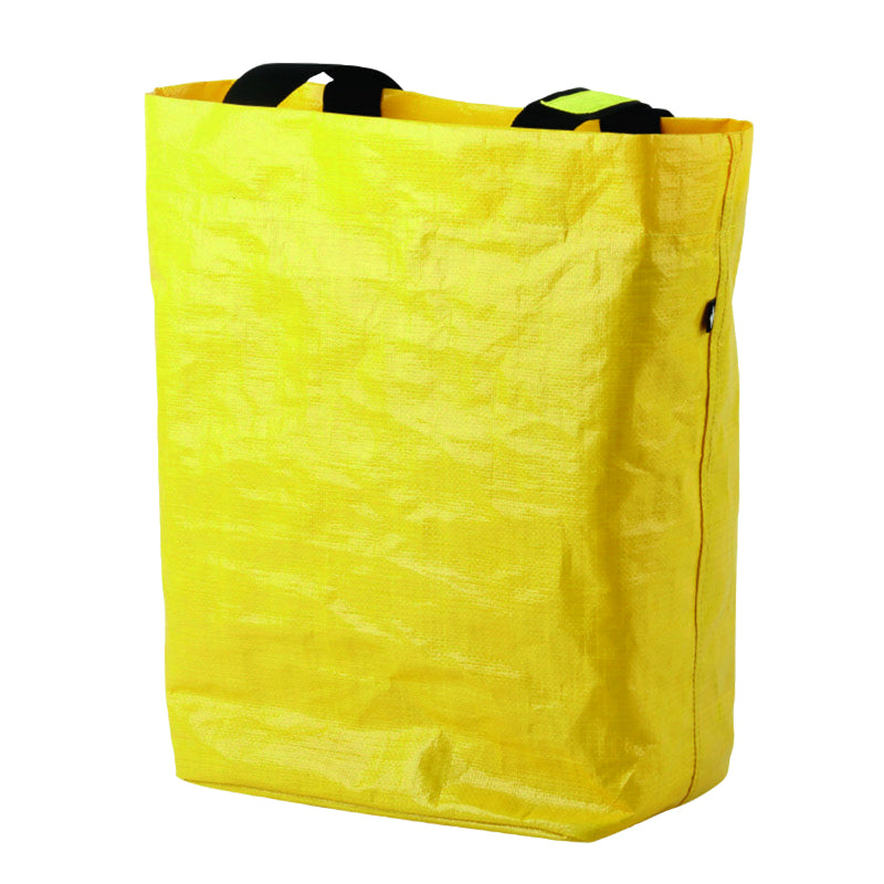 Sacoche arrière latérale jaune en matériau recyclé fixation crochets – 5 kg