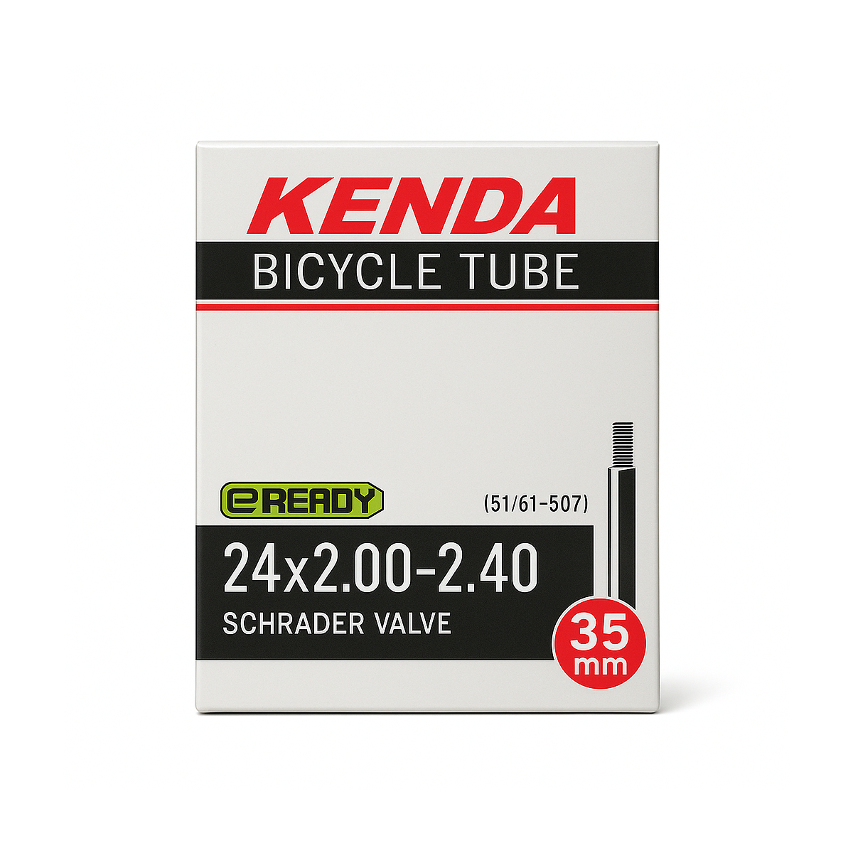 Chambre à air 24" KENDA – 24 x 2,00-2,40 / Schrader 35 mm