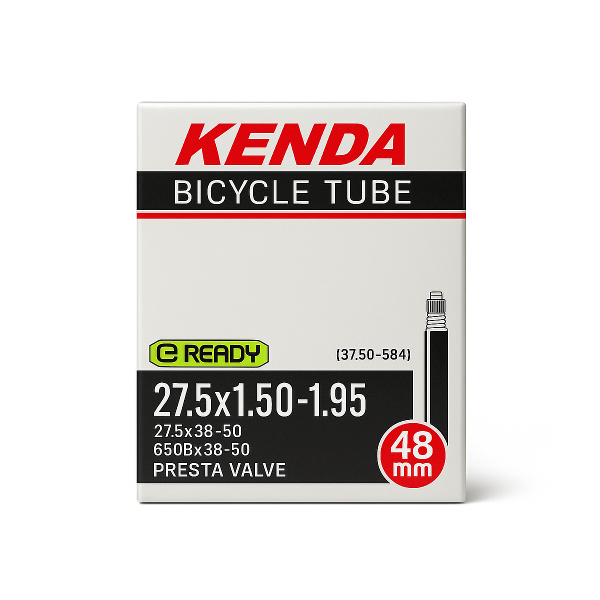 Chambre à air 27,5" KENDA – 27,5 x 1,50-1,95 / Schrader 48 mm