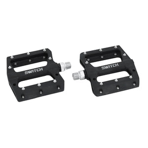 Pédales plateforme VTT Switch Jump résine à picots (paire) – Noir