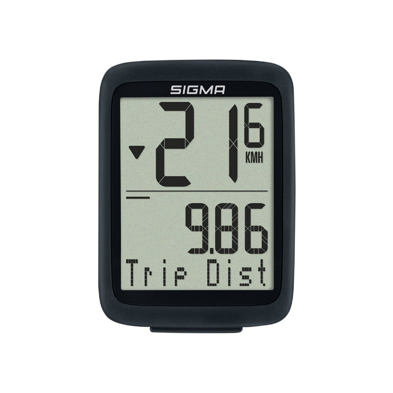 Compteur Sigma BC 8.0 noir – 8 fonctions – Sans fil WL