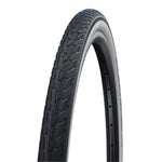 Pneu VTT urbain Schwalbe Road Cruiser HS484 noir flanc blanc tringle rigide – 26 x 1,75 (47-559)