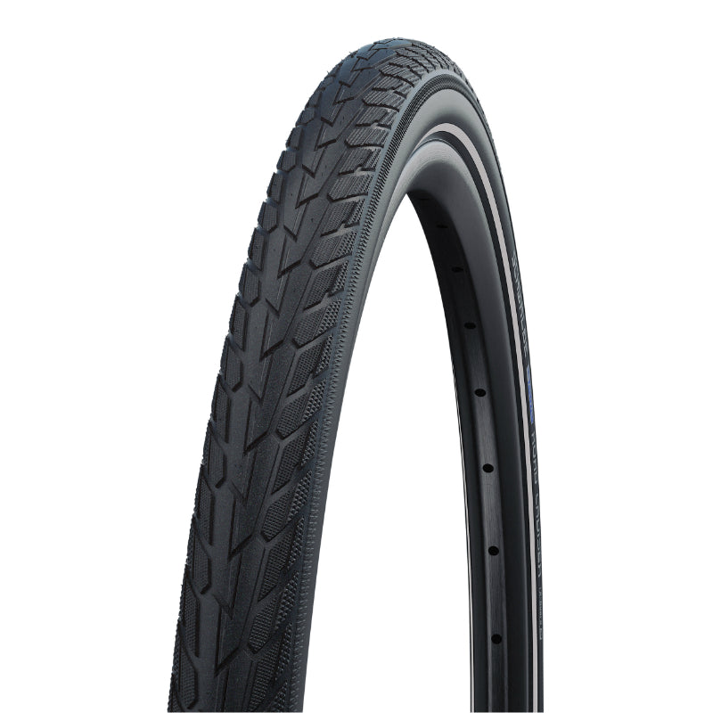 Pneu VTC Schwalbe Road Cruiser HS484 noir flanc blanc tringle rigide – 700 x 35 (37-622)