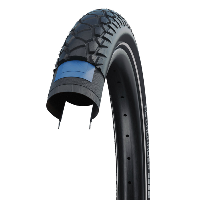 Pneu VTT-VAE Schwalbe Al Grounder Addix Performance noir tringle rigide – 27,5 x 2,35 (60-584)
