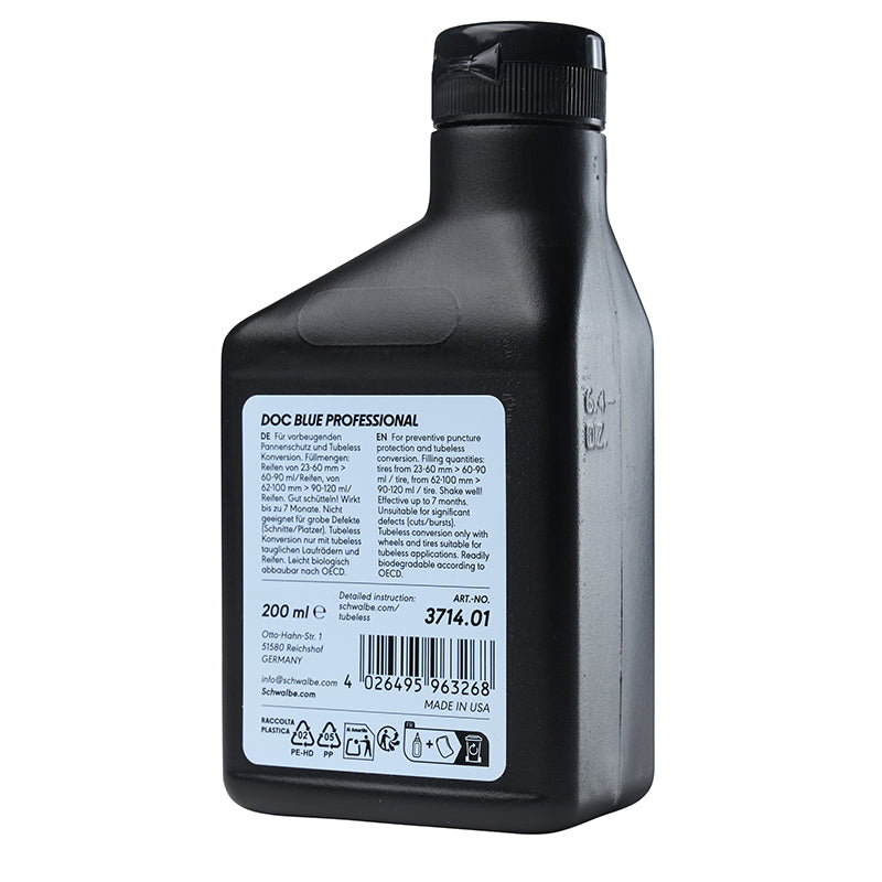 Préventif anti-crevaison tubeless Schwalbe Doc Blue – 200 ml