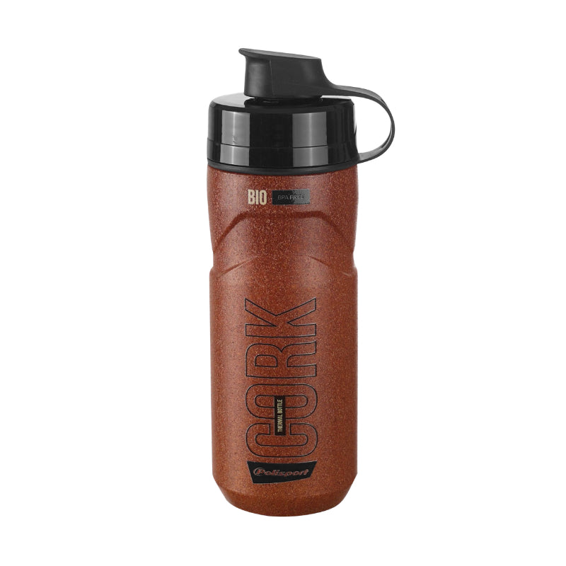 Bidon isotherme Polisport 4H Cork Bio marron 500 ml
