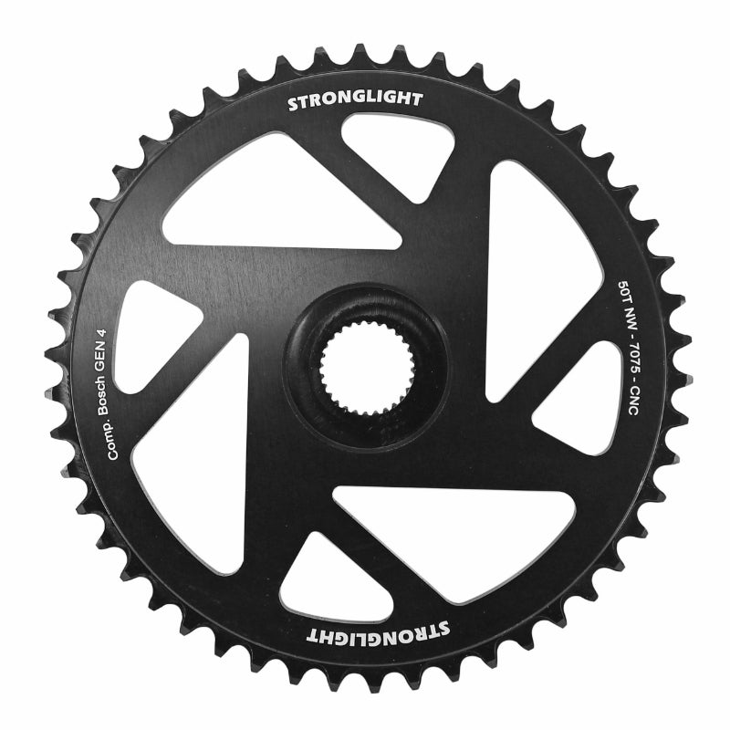 Plateau VAE Stronglight Direct Mount pour Bosch 4e gén. mono noir narrow wide – 50 dents