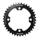 Plateau VAE Stronglight 4 branches 104 mm pour Bosch 4e gén. et Shimano Steps mono noir narrow wide – 38 dents