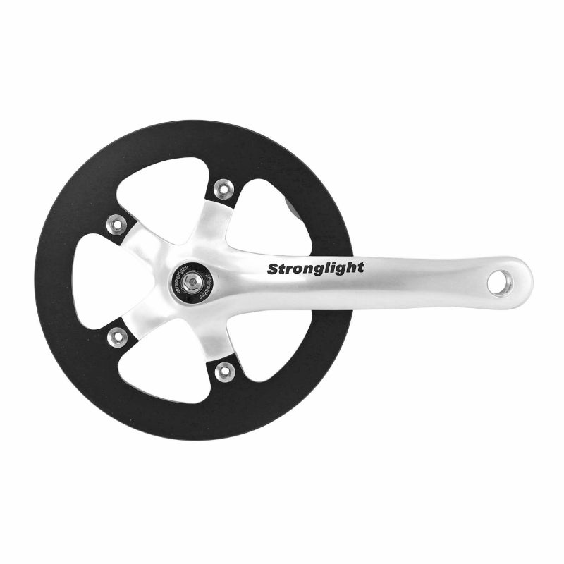 Pédalier city Stronglight Impact R argent 8 v 170 mm avec carter, sans tendeur – 42