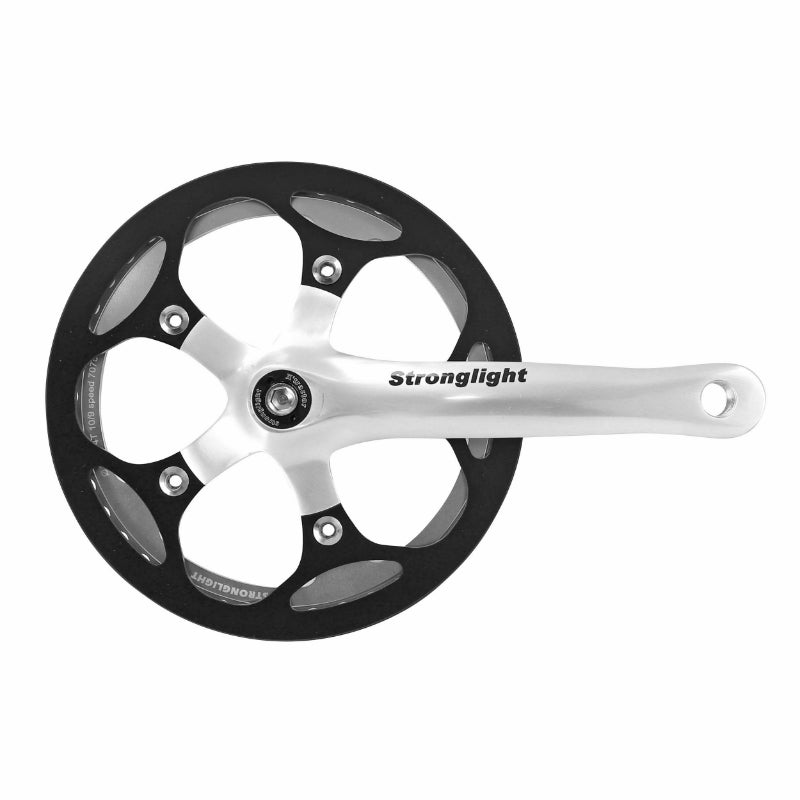 Pédalier city Stronglight Impact R argent 8 v 170 mm avec carter, sans tendeur – 44