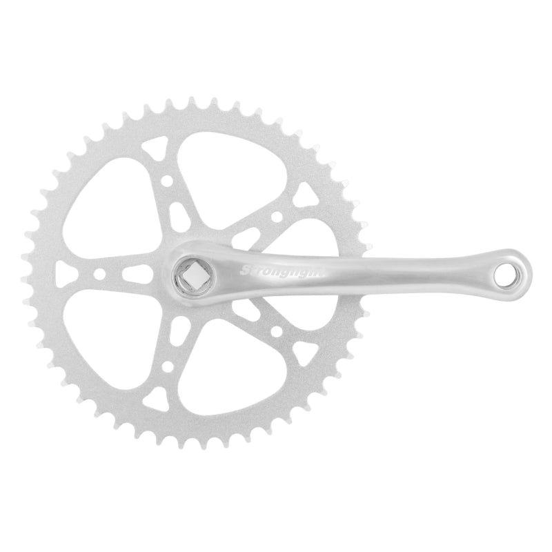 Pédalier city Stronglight SL55 alu argent 170 mm axe carré 115 mm – 48