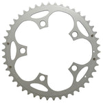 Plateau route Stronglight 5 branches 110 mm type Shimano extérieur argent Dural 10-9 v – 46 dents