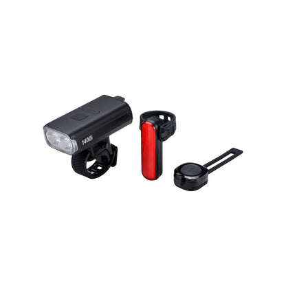 Kit éclairage avant+arrière BBB "StrikeDuo Combo" (BLS-271i+BLS-256)