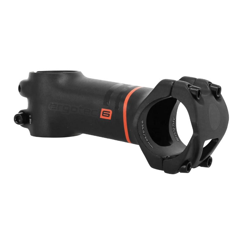 Potence VTT Ergotec Ray alu noir cintre 35 mm – 90 mm